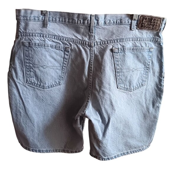 Vintage Faded Glory Light Wash Denim Shorts Mens 40 Relaxed Fit 100% Cotton USA - Picture 2 of 6